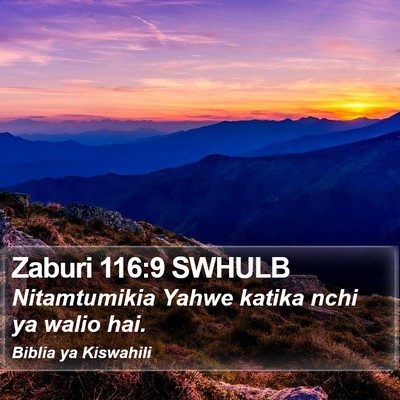 Zaburi 116:9 SWHULB Bible Verse Image