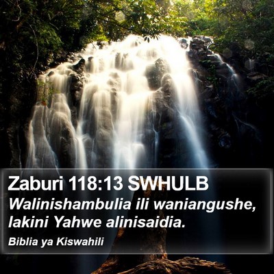 Zaburi 118:13 SWHULB Bible Verse Image