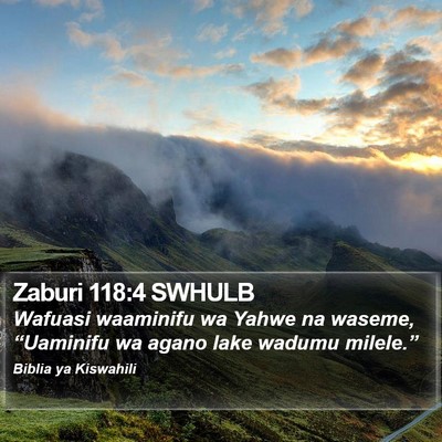 Zaburi 118:4 SWHULB Bible Verse Image