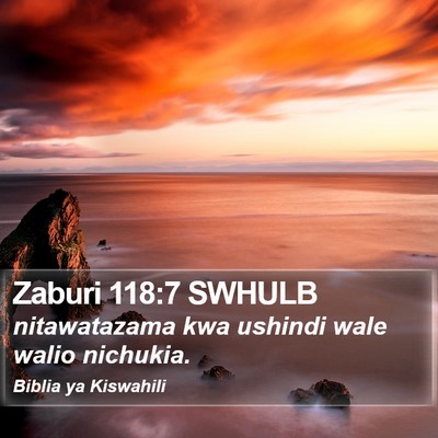 Zaburi 118:7 SWHULB Bible Verse Image