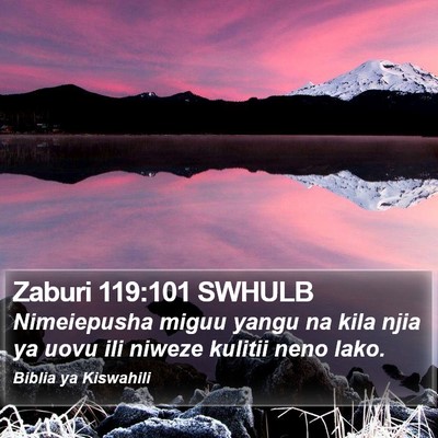 Zaburi 119:101 SWHULB Bible Verse Image