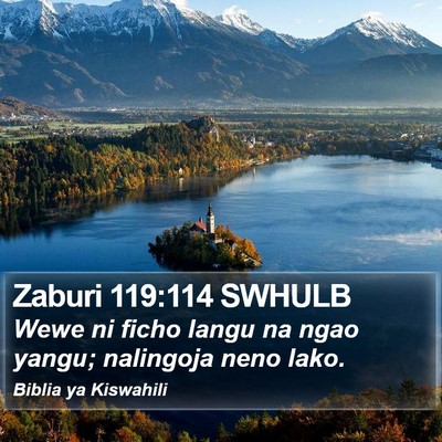 Zaburi 119:114 SWHULB Bible Verse Image