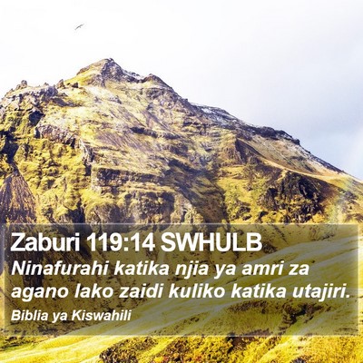 Zaburi 119:14 SWHULB Bible Verse Image