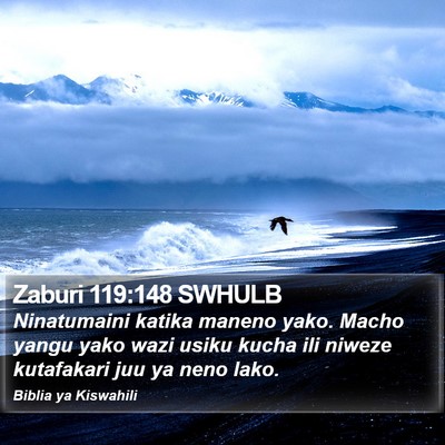Zaburi 119:148 SWHULB Bible Verse Image