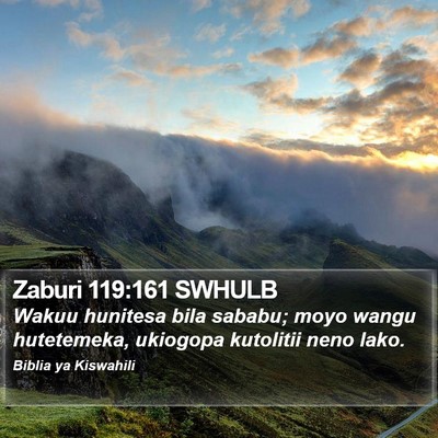 Zaburi 119:161 SWHULB Bible Verse Image