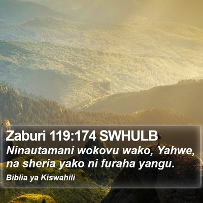 Zaburi 119:174 SWHULB Bible Verse Image