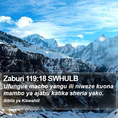 Zaburi 119:18 SWHULB Bible Verse Image
