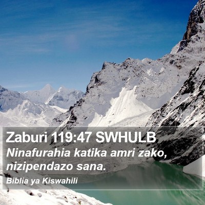 Zaburi 119:47 SWHULB Bible Verse Image