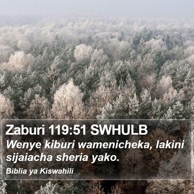 Zaburi 119:51 SWHULB Bible Verse Image