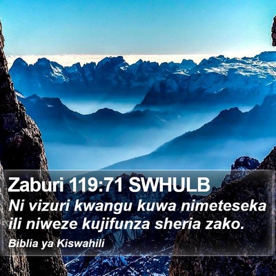Zaburi 119:71 SWHULB Bible Verse Image