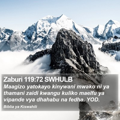 Zaburi 119:72 SWHULB Bible Verse Image