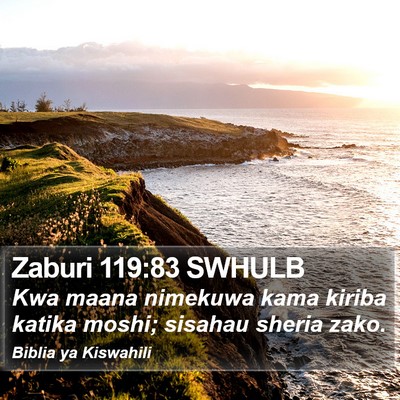 Zaburi 119:83 SWHULB Bible Verse Image