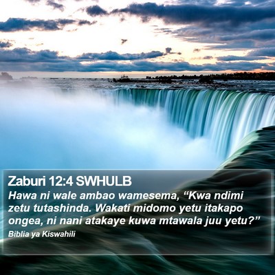 Zaburi 12:4 SWHULB Bible Verse Image