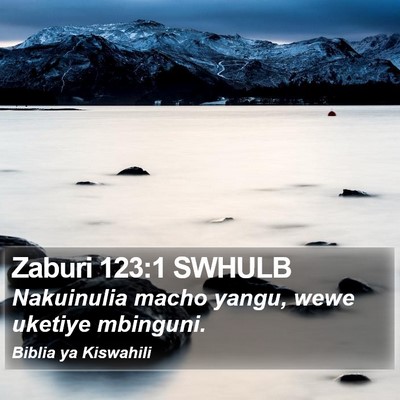 Zaburi 123:1 SWHULB Bible Verse Image