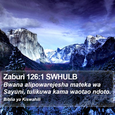 Zaburi 126:1 SWHULB Bible Verse Image