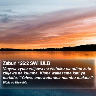 Zaburi 126:2 SWHULB Bible Verse Image