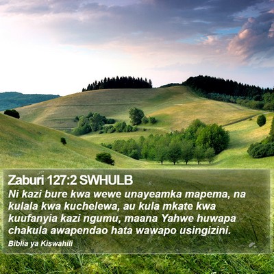 Zaburi 127:2 SWHULB Bible Verse Image