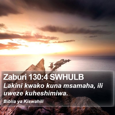 Zaburi 130:4 SWHULB Bible Verse Image