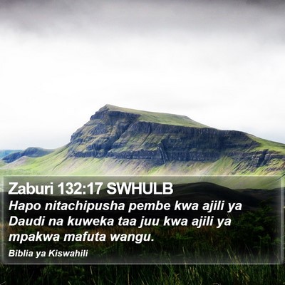 Zaburi 132:17 SWHULB Bible Verse Image