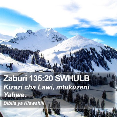 Zaburi 135:20 SWHULB Bible Verse Image
