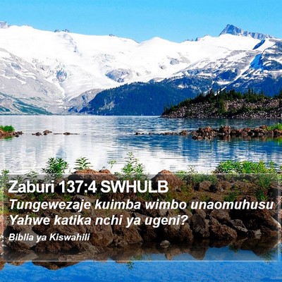 Zaburi 137:4 SWHULB Bible Verse Image