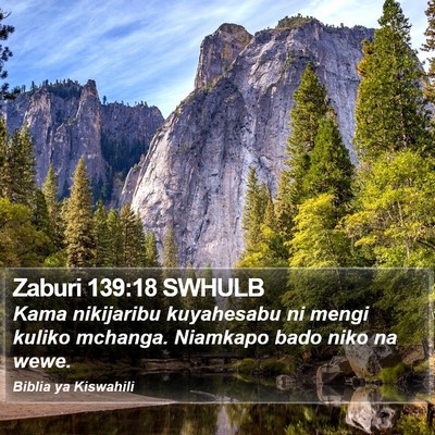 Zaburi 139:18 SWHULB Bible Verse Image