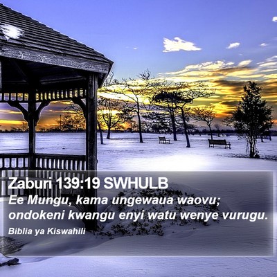 Zaburi 139:19 SWHULB Bible Verse Image