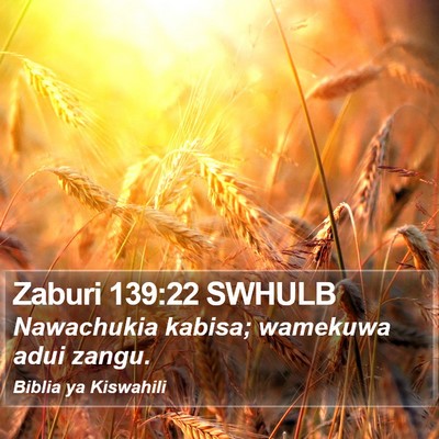 Zaburi 139:22 SWHULB Bible Verse Image