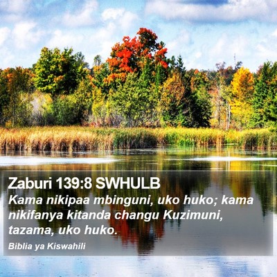 Zaburi 139:8 SWHULB Bible Verse Image