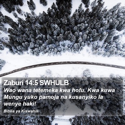 Zaburi 14:5 SWHULB Bible Verse Image
