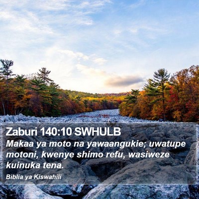 Zaburi 140:10 SWHULB Bible Verse Image
