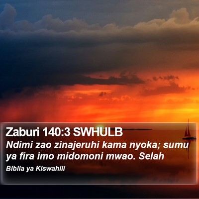 Zaburi 140:3 SWHULB Bible Verse Image