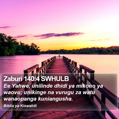 Zaburi 140:4 SWHULB Bible Verse Image