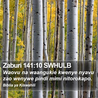 Zaburi 141:10 SWHULB Bible Verse Image