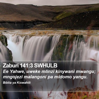 Zaburi 141:3 SWHULB Bible Verse Image
