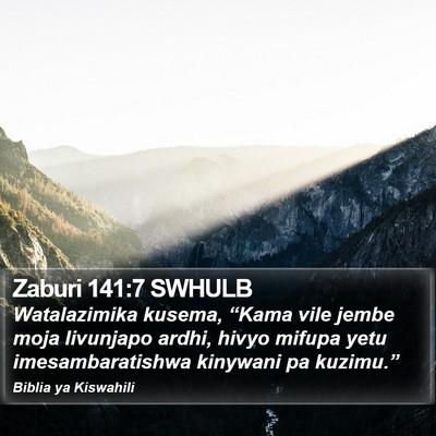 Zaburi 141:7 SWHULB Bible Verse Image