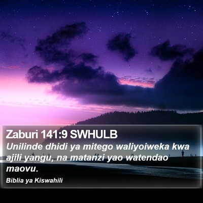 Zaburi 141:9 SWHULB Bible Verse Image