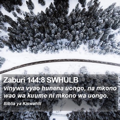 Zaburi 144:8 SWHULB Bible Verse Image