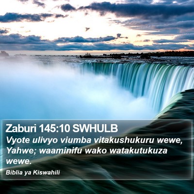 Zaburi 145:10 SWHULB Bible Verse Image