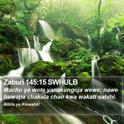 Zaburi 145:15 SWHULB Bible Verse Image