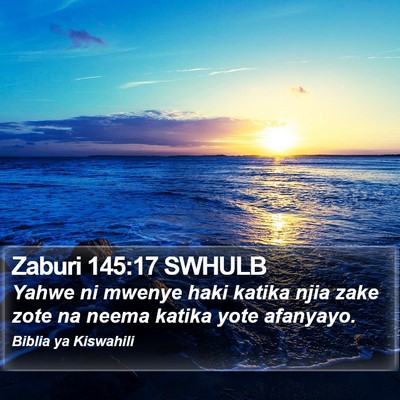 Zaburi 145:17 SWHULB Bible Verse Image