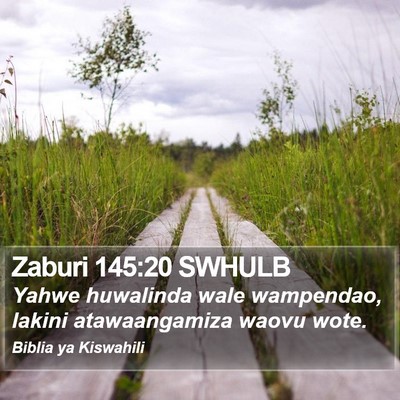 Zaburi 145:20 SWHULB Bible Verse Image