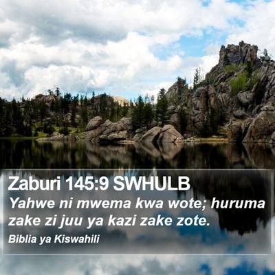 Zaburi 145:9 SWHULB Bible Verse Image