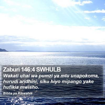 Zaburi 146:4 SWHULB Bible Verse Image