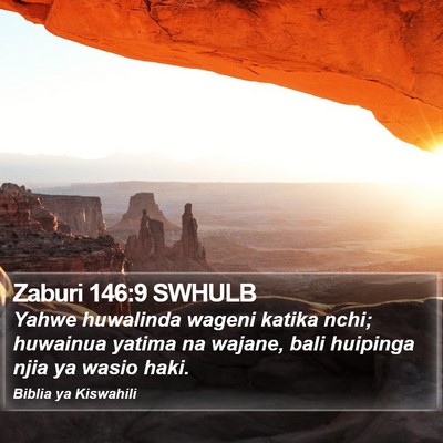 Zaburi 146:9 SWHULB Bible Verse Image
