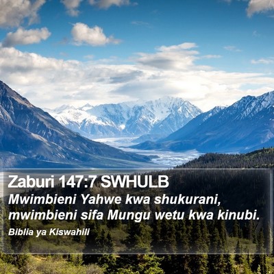 Zaburi 147:7 SWHULB Bible Verse Image