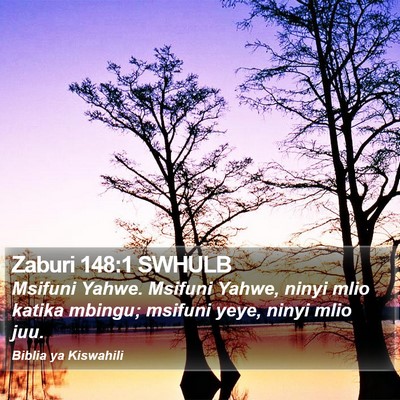 Zaburi 148:1 SWHULB Bible Verse Image