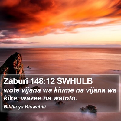 Zaburi 148:12 SWHULB Bible Verse Image