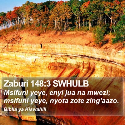 Zaburi 148:3 SWHULB Bible Verse Image