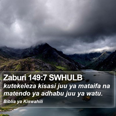 Zaburi 149:7 SWHULB Bible Verse Image